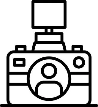 Flash Line Icon Design Illustrazione stock