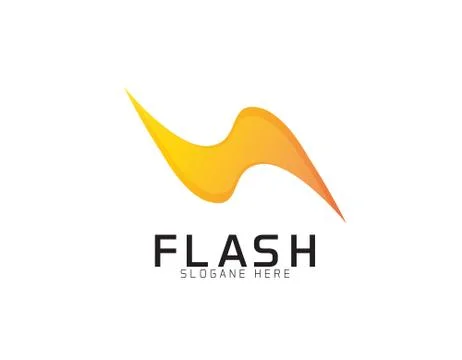 Flash logo Stock Illustration