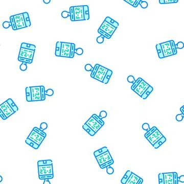 Flash mate light meter vector seamless pattern Stock Illustration