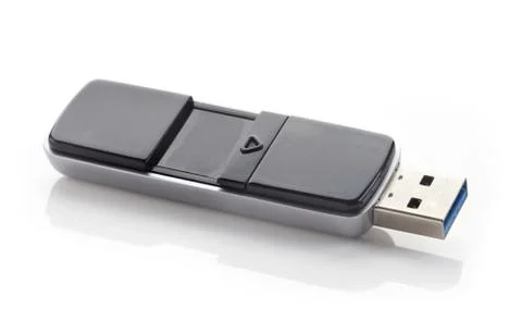 Flash memory isolated on white background Stock Photos