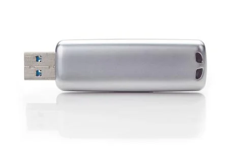 Flash memory isolated on white background Stock Photos