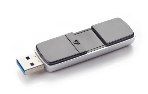 Flash memory isolated on white background Stock Photos