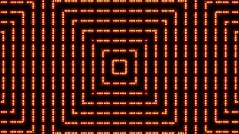 Flash Orange LED Light For DIsco Background Stock-Footage 172001504