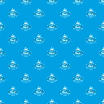 Flash pattern vector seamless blue Illustrazione stock