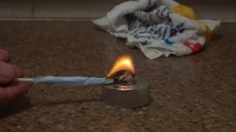 Flash powder slow motion Stock Footage 8257911