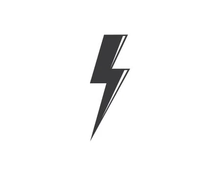 Flash power thunder illustration vector Stock Illustration