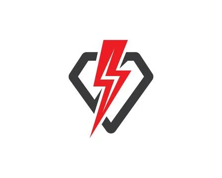 Flash power thunder illustration vector flash power thunder illustration v... Fotos Stock