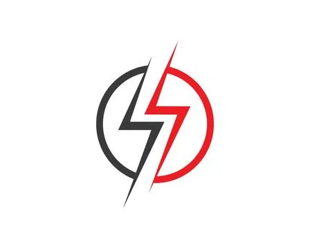 Flash power thunder illustration vector flash power thunder illustration v... Fotos Stock