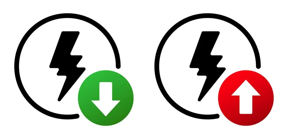 Flash Power Thunderbolt an Bolt Vector Logo Stock Illustration