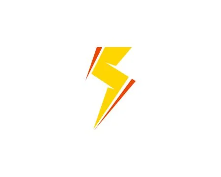 Flash power thunderbolt icons vector Stock Illustration