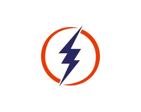 Flash power thunderbolt icons vector Stock Illustration
