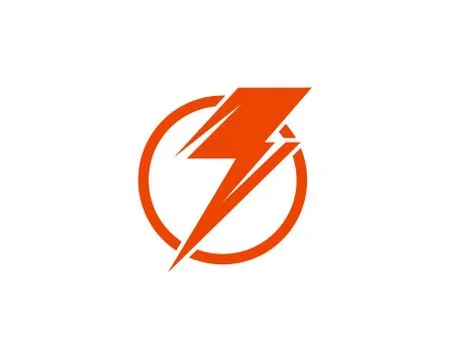 Flash power thunderbolt icons vector Stock Illustration