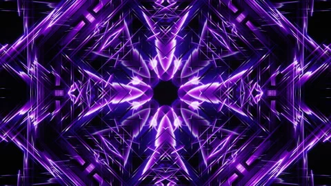 Flash purple neon abstract visualizer wave dj loop animation background Stock Footage 235779689