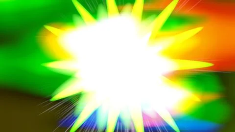 Flash Ray Lens Effect Stockillustratie