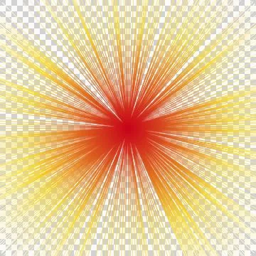 Flash of red yellow gradient and blank end Illustrazione stock