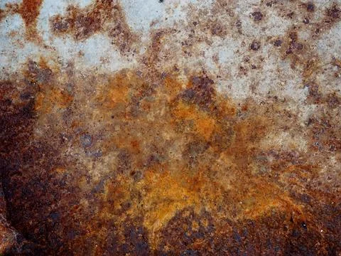 Flash rust on Zinc sheet, Galvanized sheets rough surface wall texture mate.. Stock Photos