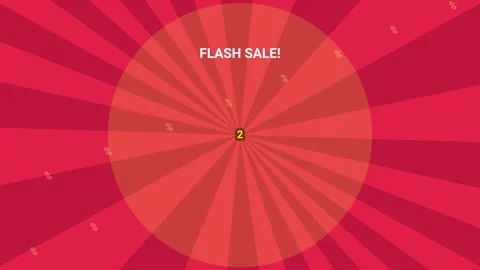 Flash Sale Alarm Clock Animation, Urgent Countdown with Buy Now Button Stock Footage 337654503