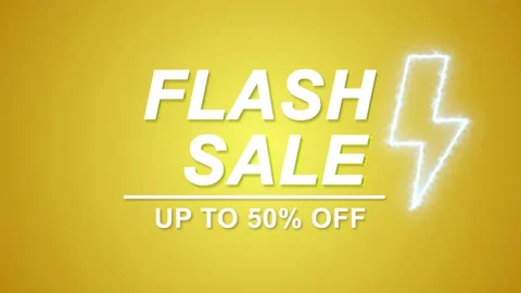 Flash Sale animation Stock Footage 174033538