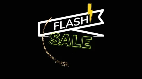 Flash Sale Animation Video stock 235207287