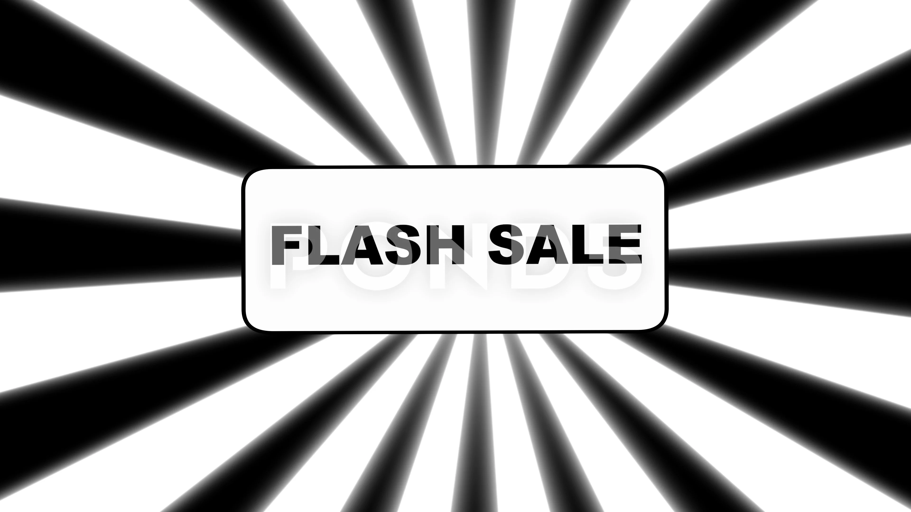 Flash sale banner animated on black and ... | Stock Video | Pond5