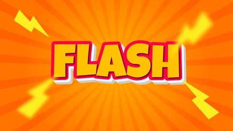 Flash Sale EPS Editable Text Effect and font can be changed Stock Illustration