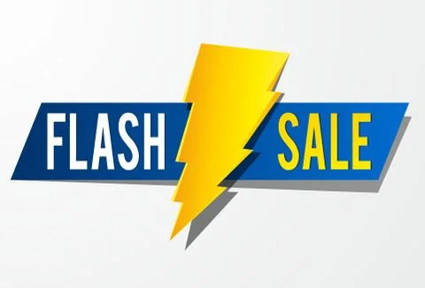 Flash Sale Illustrazione stock