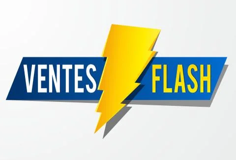 Flash Sale Stock Illustration