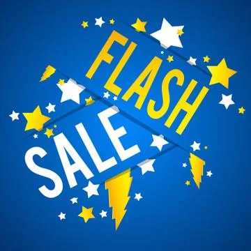 Flash Sale Stock Illustration
