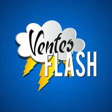 Flash Sale Stock Illustration