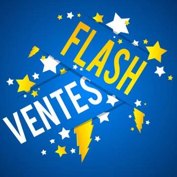 Flash Sale Stock Illustration