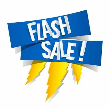 Flash Sale Stock Illustration