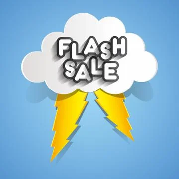 Flash Sale Stock Illustration