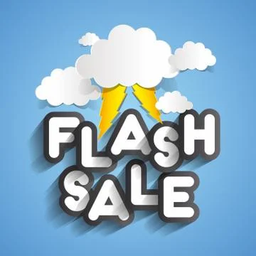 Flash Sale Stock Illustration