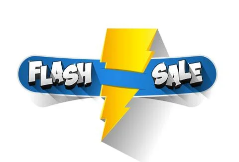 Flash Sale Stock Illustration