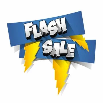 Flash Sale Stock Illustration