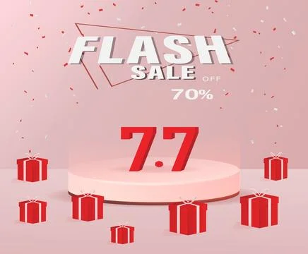 Flash Sale Illustrazione stock
