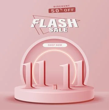 Flash Sale Illustrazione stock
