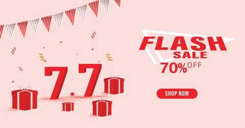 Flash Sale Stock Illustration