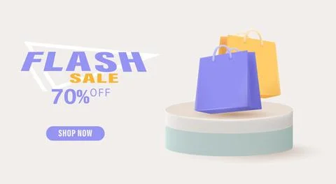 Flash Sale Stock Illustration
