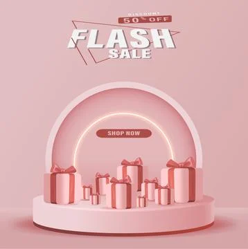 Flash Sale Stock Illustration