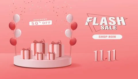 Flash Sale Stock Illustration