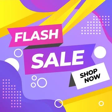 Flash Sale Stock Illustration