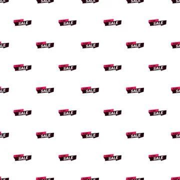 Flash sale pattern creating a vibrant marketing background Stock Illustration