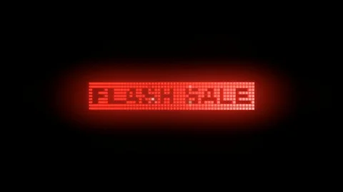 Flash sale-Pixelated 3D logo Vídeo Stock 123733886