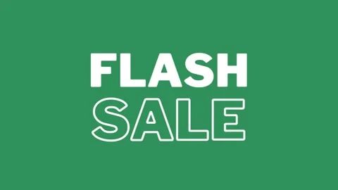 Flash Sale Title Animation Stock Footage 246538437