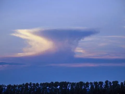 A flash in the sky Stock Photos