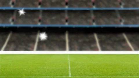 Flash at the soccer arena Video stock 101082111