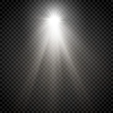 The flash of a star. star ray of light. Stock Illustration