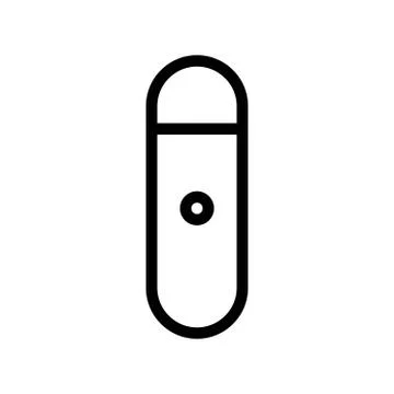 Flash storage cloud icon or logo illustrator Stock Illustration