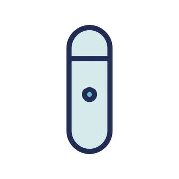 Flash storage cloud icon or logo illustrator Stock Illustration